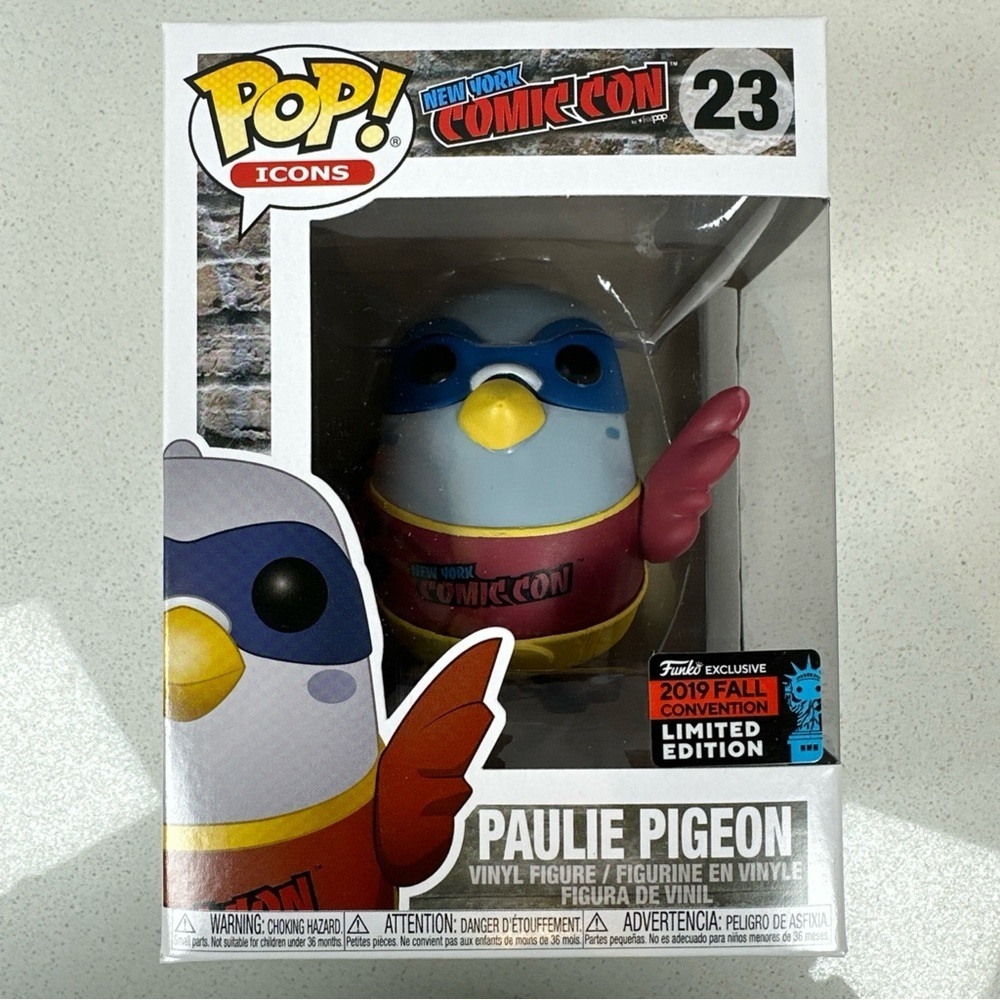 Funko Pop! Paulie Pigeon #23 NYCC 2019 Fall Convention Limited Edition